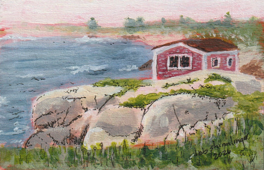 Peggy's Cove in the Fog